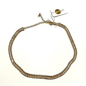 Gemelli Rhinestone Choker Necklace NWT